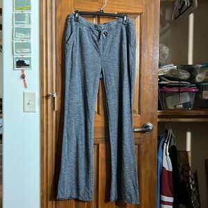 Grey athletic pants.